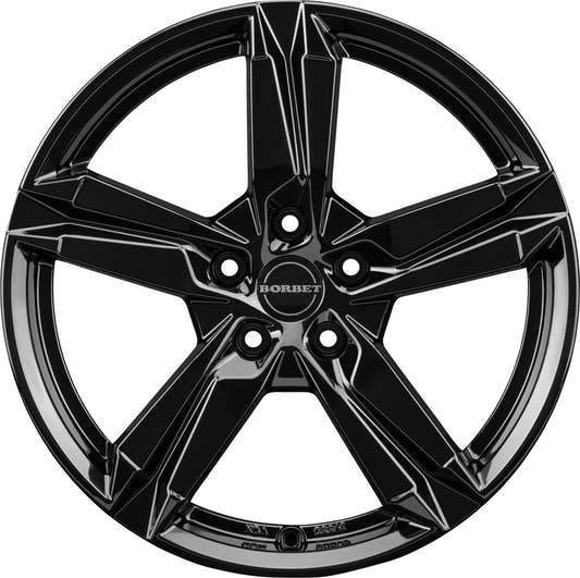 Borbet T10 black glossy Alufelge 6.5x16 Zoll ET40 LK 5x114.3 ML66.1 – Bild 2