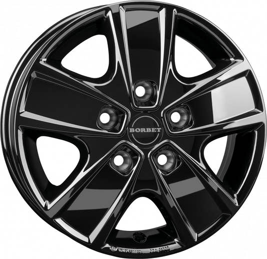 Borbet CWG black glossy 6x16 ET68 - LK5/130 ML78.1