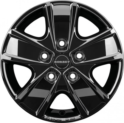 Borbet CWG black glossy 6x16 ET68 - LK5/130 ML78.1