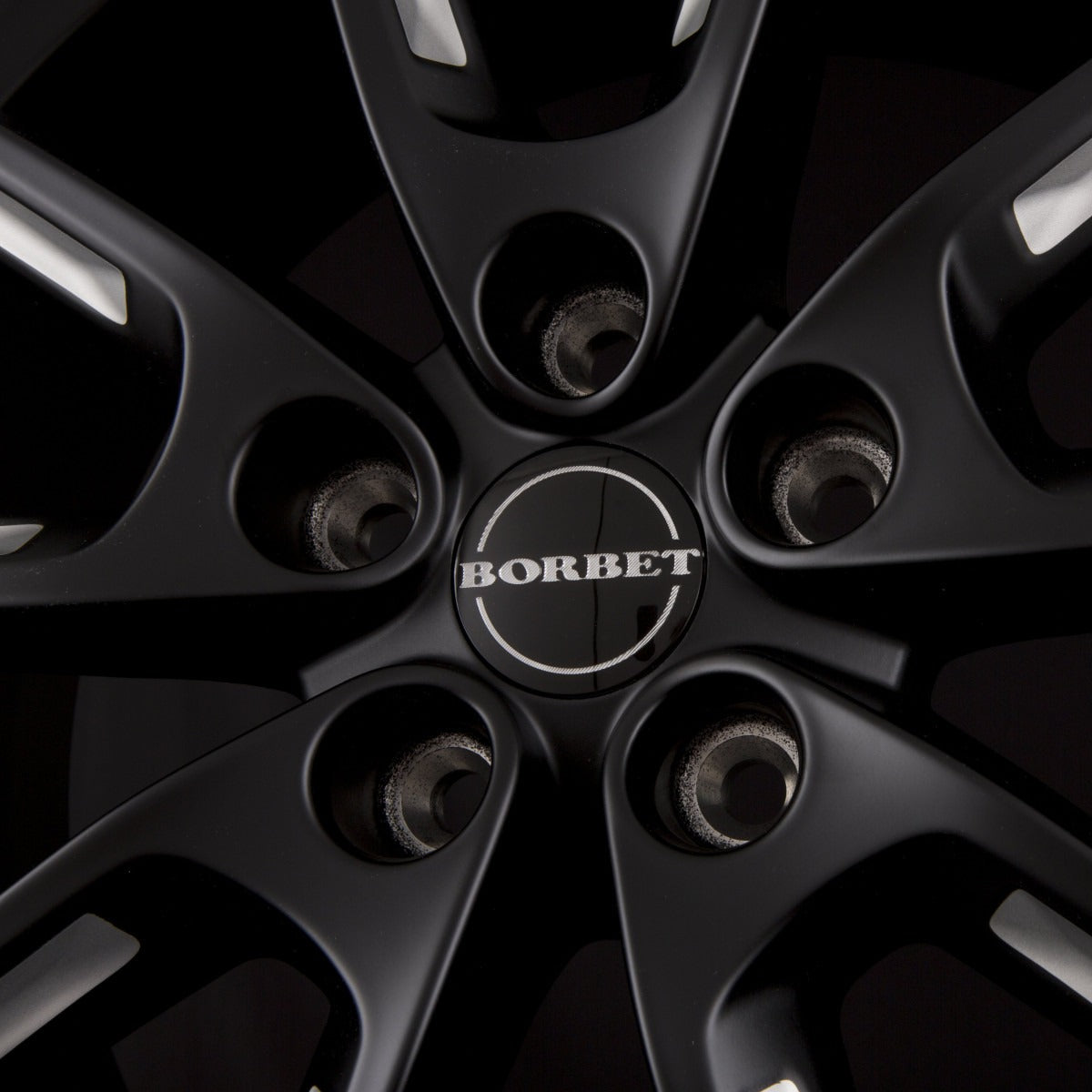 Borbet LX Black Matt Silver Spoke Rim Alufelge 8x19 Zoll ET44 LK 5x112 ML66.6 – Bild 5