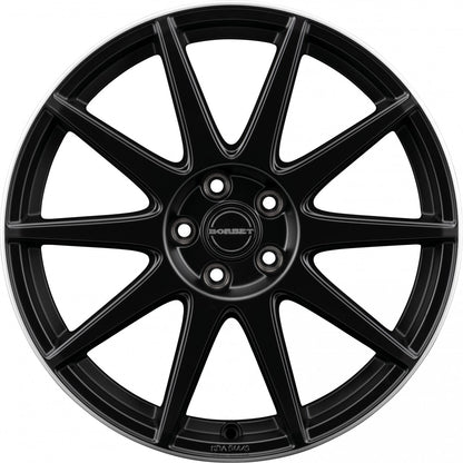 Borbet GTX black rim polished matt 8x19 ET50 - LK5/108 ML72.5