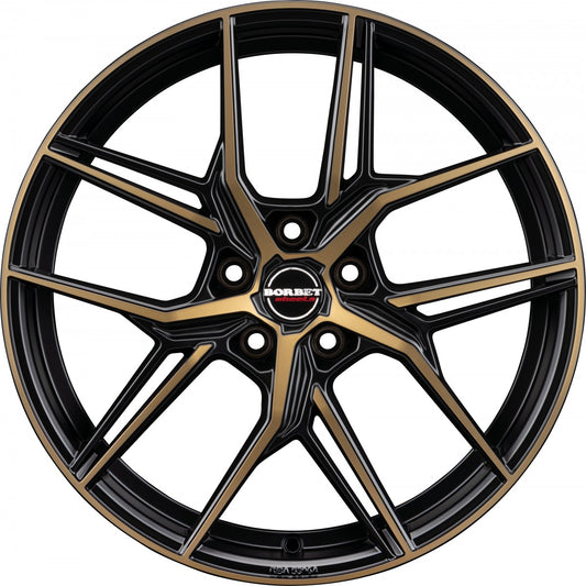 Borbet QX black bronze matt 8x19 ET44 - LK5/112 ML57.1