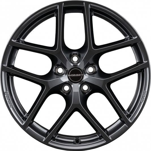 Borbet Y electric grey Alufelge 9.5x19 Zoll ET45 LK 5x114.3 ML64.28
