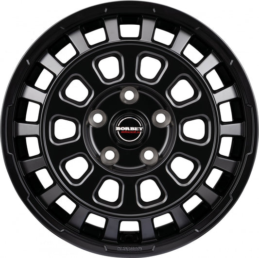 Borbet CW7 black matt 8x18 ET55 - LK6/139.7 ML93.1