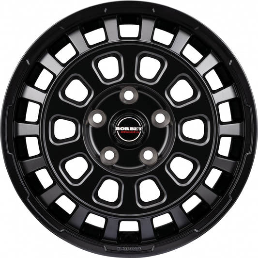 Borbet CW7 black matt 7x17 ET51 - LK5/112 ML66.5