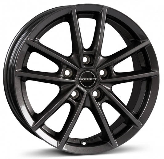 Borbet W mistral anthracite glossy 8.5x21 ET35 - LK5/112 ML66.6