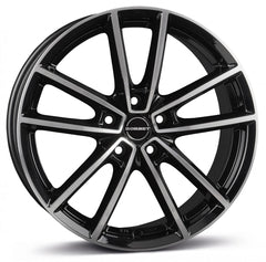 Borbet W black polished glossy Alufelge 8.5x21 Zoll ET40 LK 5x112 ML66.6