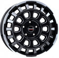 Borbet CW7 black rim polished glossy Alufelge 7.5x18 Zoll ET53 LK 5x130 ML78.1