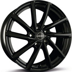 Borbet V black glossy Alufelge 7x18 Zoll ET45 LK 5x112 ML57.1