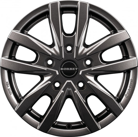 Borbet CW5 mistral anthracite glossy 7.5x18 ET53 - LK5/118 ML71.1