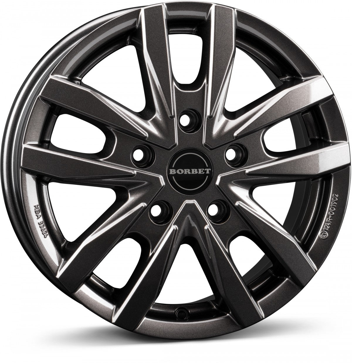 Borbet CW5 mistral anthracite glossy 7.5x18 ET53 - LK5/120 ML65.1
