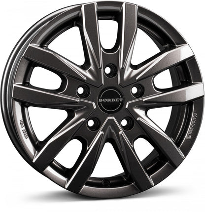 Borbet CW5 mistral anthracite glossy 7.5x18 ET53 - LK5/120 ML65.1