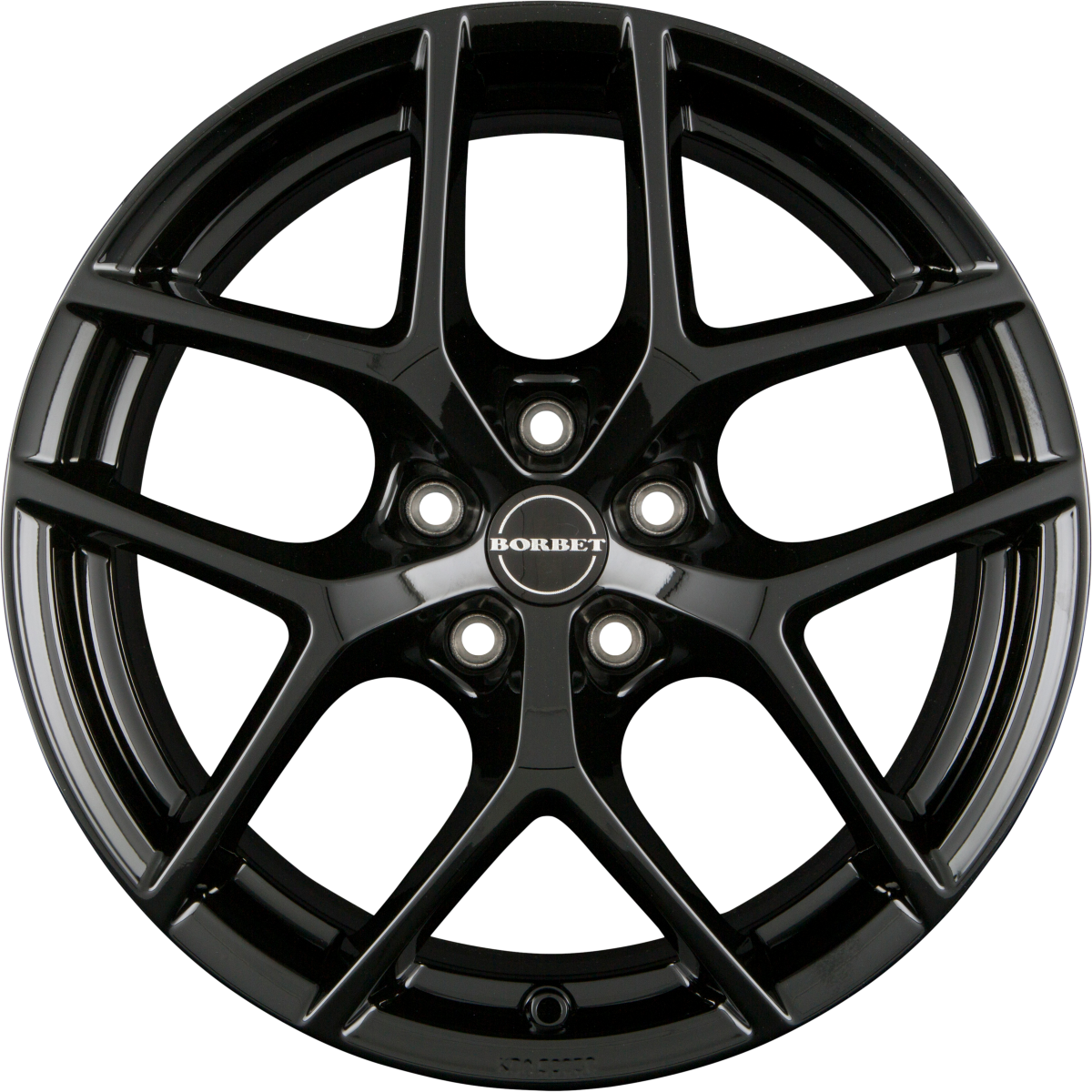 Borbet Y black glossy Alufelge 8.5x20 Zoll ET20 LK 5x112 ML66.5 – Bild 5