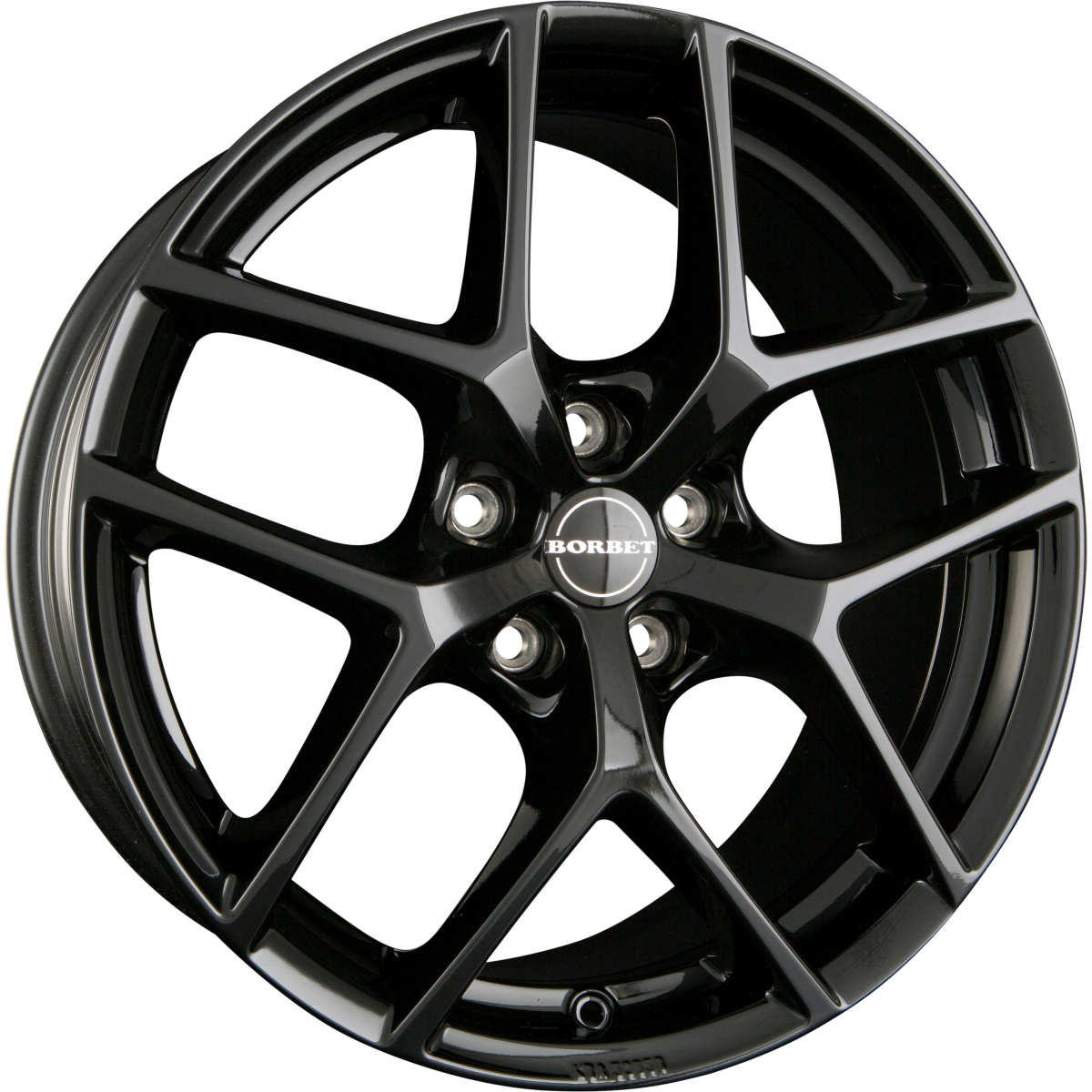 Borbet Y black glossy Alufelge 8.5x20 Zoll ET41 LK 5x112 ML66.5 – Bild 6