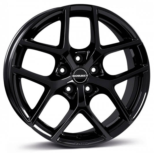 Borbet Y black glossy 9.5x20 ET42 - LK5/112 ML66.5