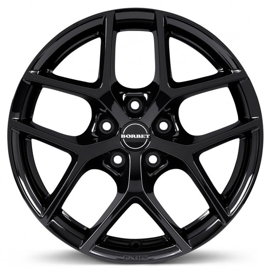 Borbet Y black glossy 8.5x20 ET41 - LK5/114.3 ML72.5
