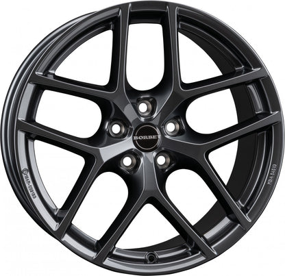Borbet Y electric grey 9.5x20 ET45 - LK5/114.3 ML64.1