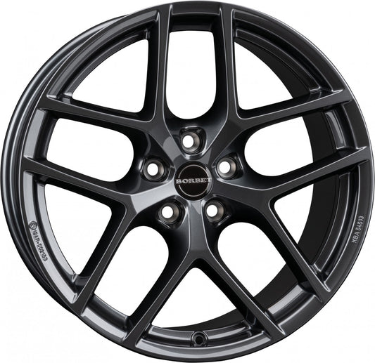Borbet Y electric grey 9.5x20 ET45 - LK5/114.3 ML64.1