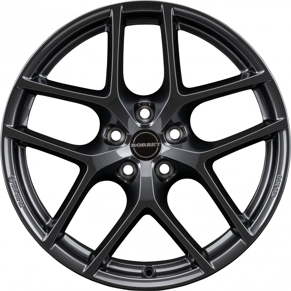 Borbet Y electric grey 9.5x20 ET45 - LK5/114.3 ML64.1