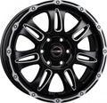Borbet CW8 black rim window polished matt Alufelge 8x18 Zoll ET38 LK 5x114.3 ML66.1