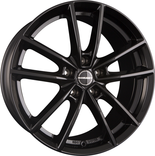 Borbet W Black Glossy Alufelge 8.5x21 Zoll ET40 LK 5x114.3 ML72.5 – Bild 2