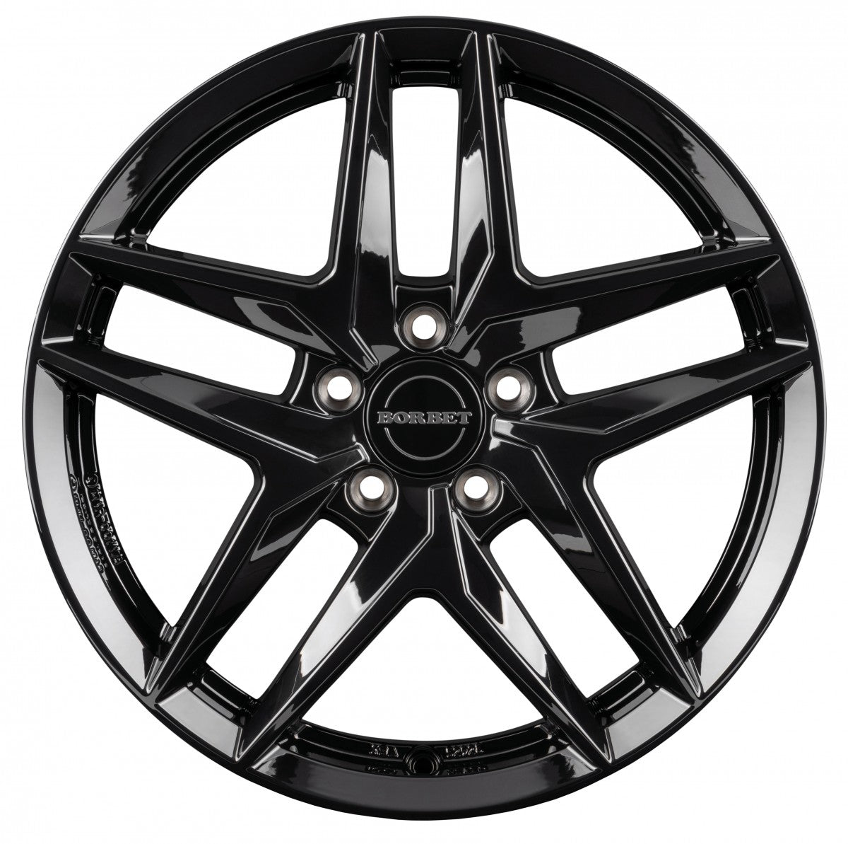 Borbet Z black glossy 8x19 ET46 - LK5/112 ML66.6