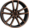 Borbet W black copper polished matt 8x19 ET37 - LK5/112 ML66.5
