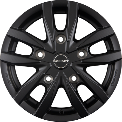 Borbet CW5 black matt Alufelge 6.5x16 Zoll ET60 LK 5x120 ML65.1 – Bild 5