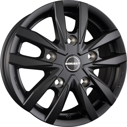Borbet CW5 black matt Alufelge 6.5x16 Zoll ET60 LK 5x120 ML65.1 – Bild 6