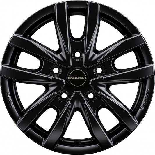 Borbet CW5 black matt 6x16 ET68 - LK5/130 ML78.1