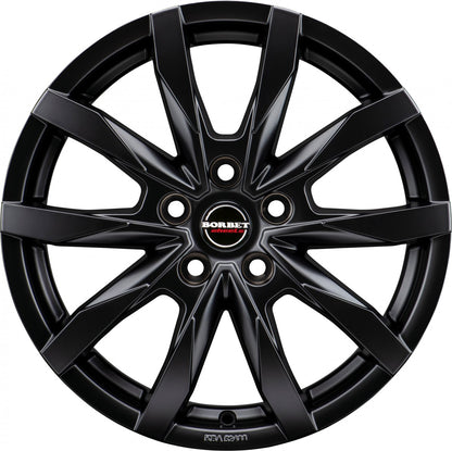Borbet CW5 black matt 7.5x18 ET53 - LK5/120 ML65.1