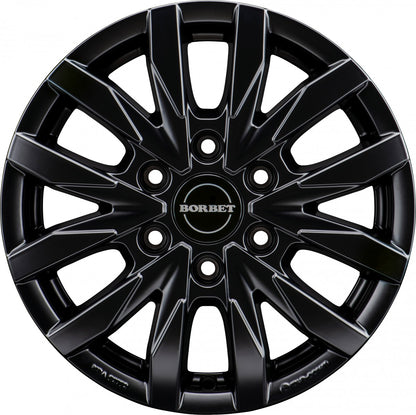Borbet CW6 black matt 7.5x18 ET47 - LK6/130 ML84.1