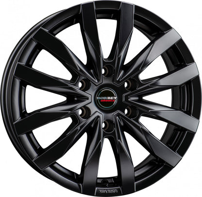 Borbet CW6 black matt 7.5x18 ET47 - LK6/130 ML84.1