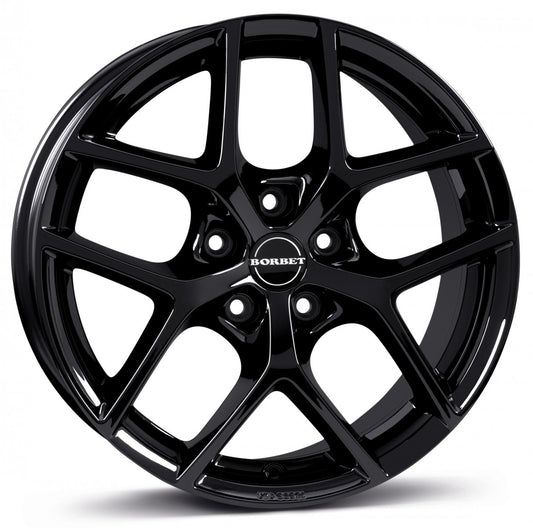 Borbet Y black glossy 8.5x18 ET50 - LK5/112 ML66.6