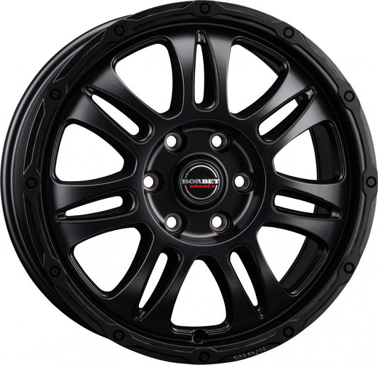 Borbet CW8 black matt 8x18 ET50 - LK5/118 ML71.1