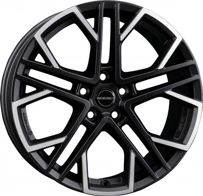 Borbet XV black polished matt 9.5x19 ET35 - LK5/112 ML72.5