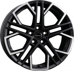 Borbet XV black polished matt Alufelge 9.5x19 Zoll ET45 LK 5x114.3 ML64.2