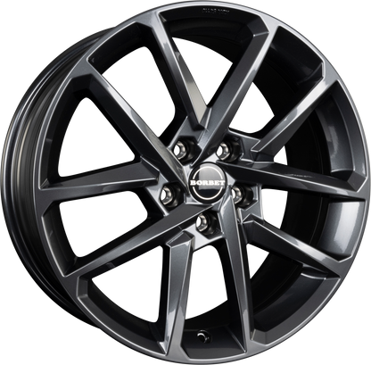 Borbet N e-grey Alufelge 6.5x17 Zoll ET38 LK 5x112 ML57.1 – Bild 4