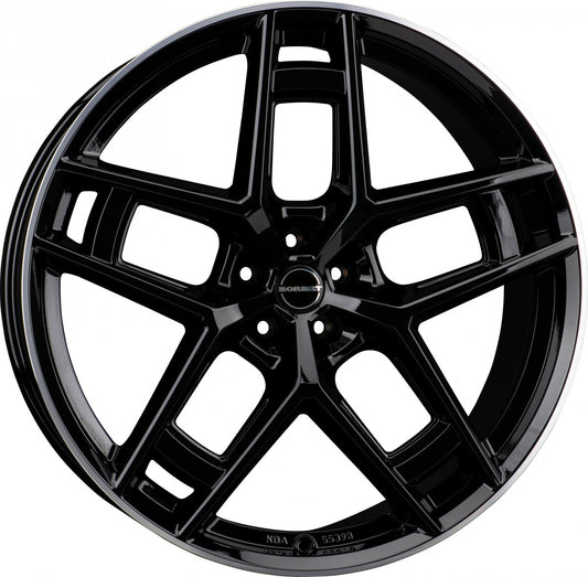 Borbet TF black rim polished glossy 10.5x24 ET20 - LK5/112 ML66.6