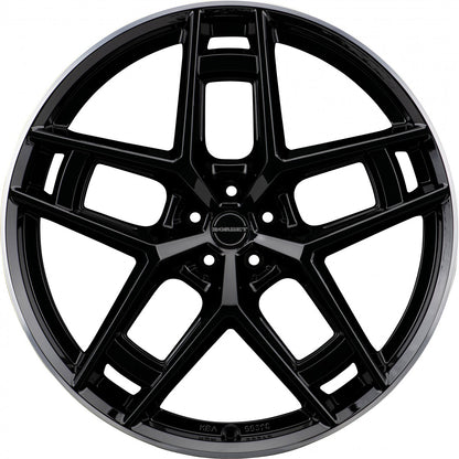 Borbet TF black rim polished glossy 10.5x24 ET20 - LK5/112 ML66.6