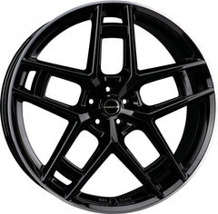 Borbet TF black rim polished glossy Alufelge 10.5x24 Zoll ET34 LK 5x120 ML72.5