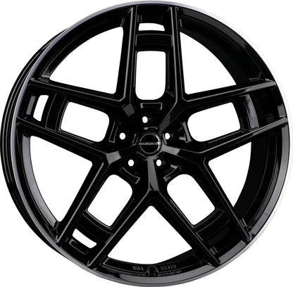 Borbet TF black rim polished glossy 10.5x24 ET40 - LK5/112 ML66.6