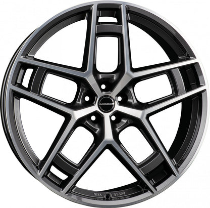 Borbet TF graphite polished glossy 10.5x24 ET20 - LK5/112 ML66.6