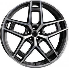 Borbet TF graphite polished glossy Alufelge 10.5x24 Zoll ET34 LK 5x120 ML72.5