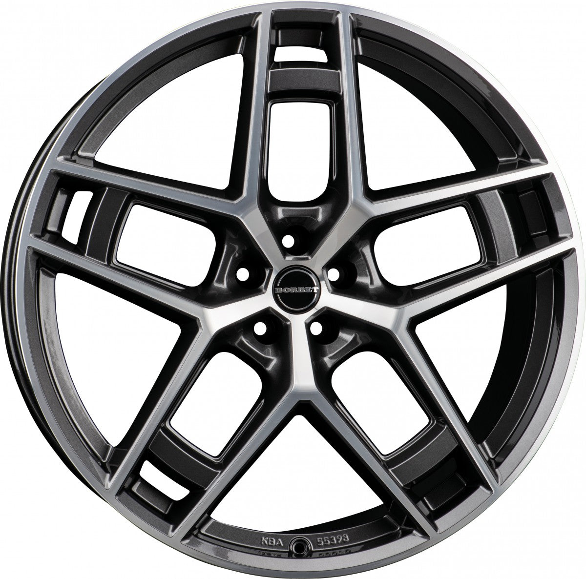 Borbet TF graphite polished glossy 10.5x24 ET40 - LK5/112 ML66.6