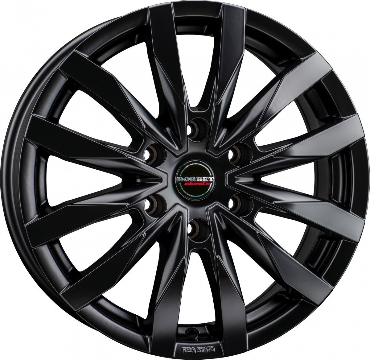 Borbet CW6 black matt 6.5x17 ET48 - LK6/139.7 ML92.4