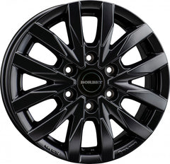 Borbet CW6 black matt Alufelge 6.5x17 Zoll ET54 LK 6x130 ML84.1