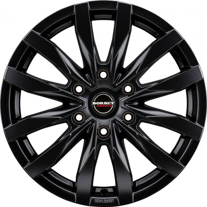 Borbet CW6 black matt 7.5x18 ET45 - LK6/120 ML74.6