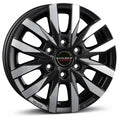 Borbet CW6 black polished matt Alufelge 7.5x18 Zoll ET45 LK 6x120 ML74.6