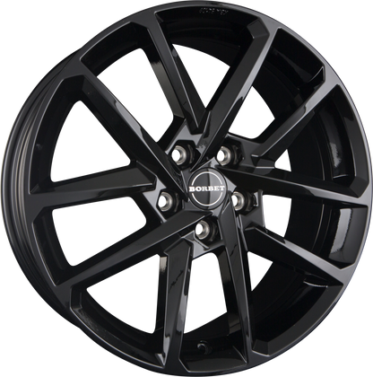 Borbet N black glossy Alufelge 7.5x17 Zoll ET40 LK 5x112 ML72.5 – Bild 6
